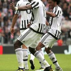 Cuadrado campeón de su primera Serie A con Juventus