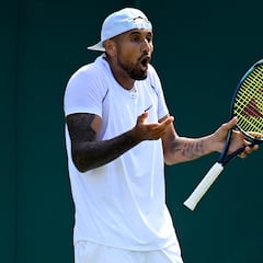 Kyrgios banished from Wimbledon show courts after fan spitting incident