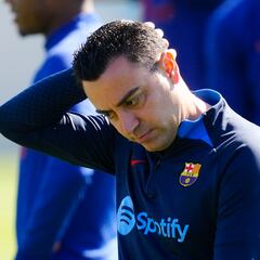 Xavi no recupera a ningún lesionado para el partido contra el Shakhtar