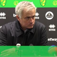 Mourinho duro con sus defensas tras el empate ante el Norwich