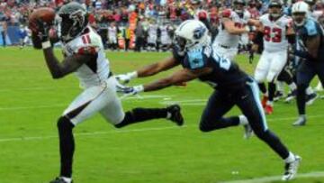 Julio Jones , wide receiver de Atlanta Falcons, fue el héroe de la noche con su TD y sus apariciones en momento clave.