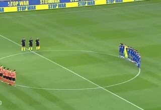 La salida al campo del Shakhtar en su primer partido tras 46 días de guerra: impactante