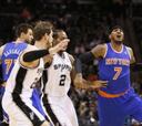Volvió Anthony y los Knicks sorprenden a San Antonio