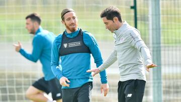 Muniain con Marcelino.