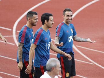 Suso, Dani Parejo y Paco Alcácer.