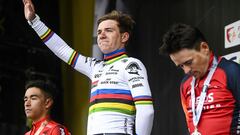 Evenepoel: “Es una pena que Pogacar no terminase”