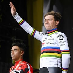 Evenepoel: “Es una pena que Pogacar no terminase”