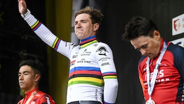 Evenepoel: ¡°Es una pena que Pogacar no terminase¡±