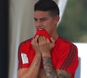 Bild: James tuvo un ataque de ira en el vestuario del Bayern