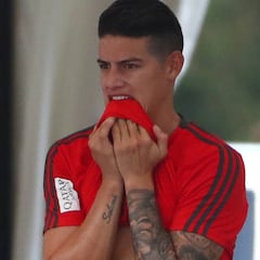 Bild: James tuvo un ataque de ira en el vestuario del Bayern