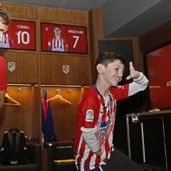 El gran día de Manu en el Wanda con Griezmann, Simeone, Godín...