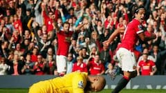 Falcao vs. Everton, club al que le marcó su primer gol en Premier