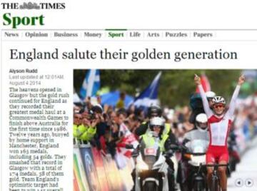 Portadas de la prensa extranjera