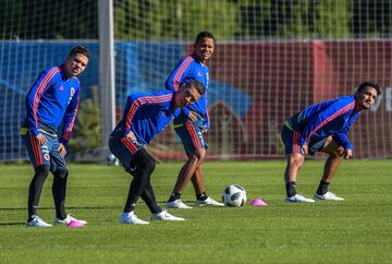 La Selección Colombia sigue en su preparación para el duelo ante Japón. El grupo entrenó completó en su última práctica en Kazán 