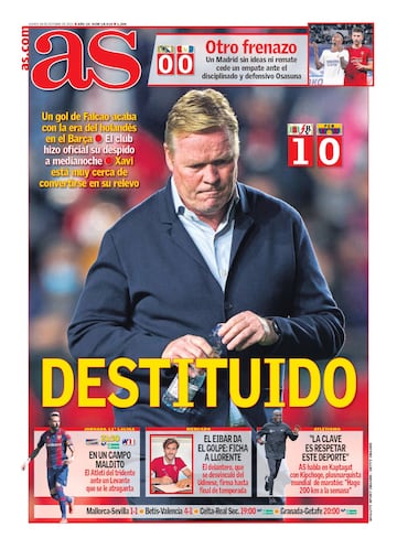 Las portadas de AS de octubre