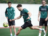 Marcos Fernández, esta semana en una sesión del Ceuta.