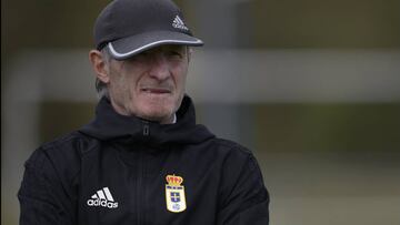 Anquela, entrenador del Real Oviedo.