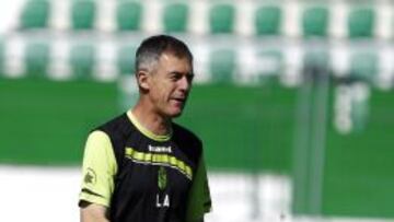 Alcaraz durante un entrenamiento.