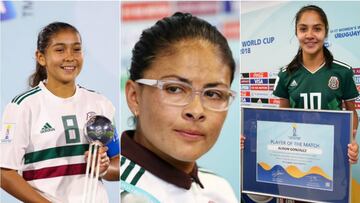 Tras la gran participación del Tri femenil Sub-17, Alisson González, Nicole Pérez, Tanna Carreto y Mónica Vergara han sido nominadas en distintas categorías de los premios de Concacaf; la arquera Emily Alvarado también sobresale.