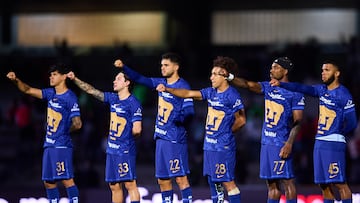 during the 9th round match between Pumas UNAM and Toluca as part of the Liga BBVA MX Varonil, Torneo Clausura 2026 at Olimpico Universitario Stadium, on March 03, 2026 in Mexico City, Mexico.