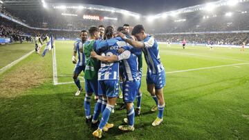 Partido Deportivo de La Coruña - Valladolid promesas. gol Soriano