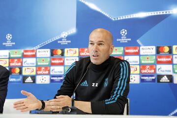 Rueda de prensa de Zidane. 