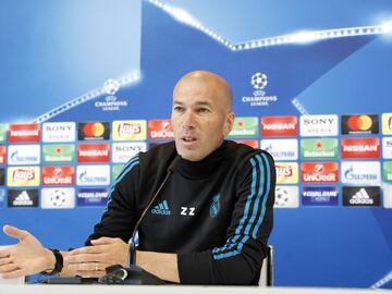 Rueda de prensa de Zidane. 