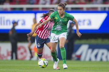 La futbolista de 27 años cumplió con las expectativas en León durante la campaña pasada tras ser jugar 16 partidos donde metió cuatro goles.