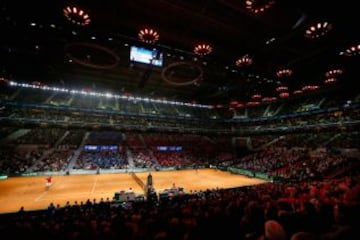 En Lille, Francia se está desarrollando la gran final de la Copa Davis.