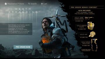 Death Stranding ya aparece para reservar en la PlayStation Store