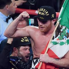 Las mejores imágenes del festejo del Canelo tras vencer a Golovkin