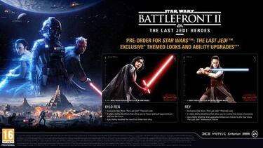 Descubren los nuevos aspectos de Rey y Kylo Ren en Battlefront II