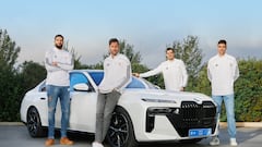 Los jugadores del Real Madrid Baloncesto ya tienen sus nuevos coches