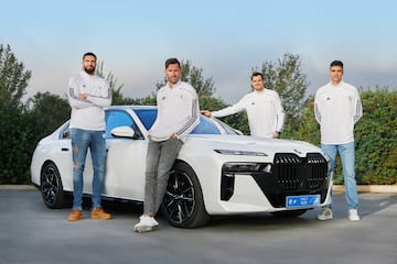 Los jugadores del Real Madrid Baloncesto ya tienen sus nuevos coches