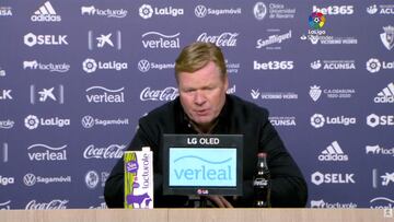 Koeman: "Llevamos 15 partidos sin perder, claro que hay Liga"