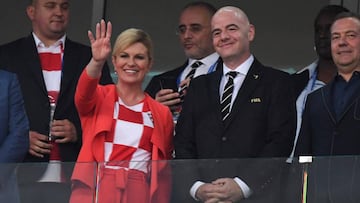 Kolinda Grabar-Kitarovic, presidenta de Croacia. 