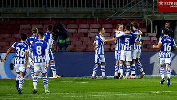 16/12/20 PARTIDO PRIMERA DIVISION
PARTIDO ADELANTADO JORNADA DIECINUEVE
BARCELONA - REAL SOCIEDAD
PRIMER GOL WILLIAN JOSE 0-1 ALEGRIA