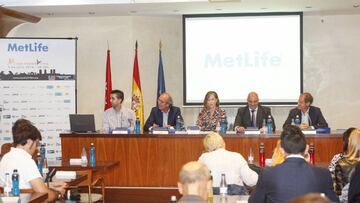 La presentaci&oacute;n de los 15 km Metlife de Madrid. 