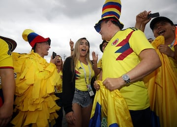 Los aficionados de la Selección no paran de soñar en Rusia. Mucha alegría e ilusión en la previa del partido contra Inglaterra, por los octavos de final del Mundial.