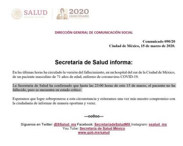 Versiones encontradas en la situación de José Kuri Harfusch