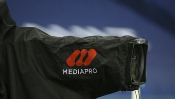 Illustration of Mediapro camera during the French championship Ligue 1 football match between Paris Saint-Germain (PSG) and Olympique Lyonnais (OL) on December 13, 2020 at Parc des Princes stadium in Paris, France - Photo Jean Catuffe / DPPI
 AFP7 
 13/12