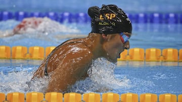 Michelle Alonso, en la piscina.