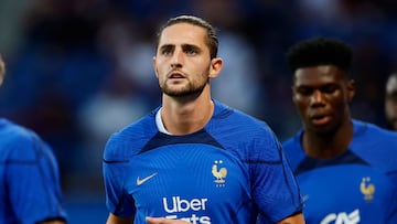 Soccer Football - Euro 2024 Qualifier - Group B - France v Republic of Ireland - Parc des Princes, Paris, France - September 7, 2023 France's Adrien Rabiot during the warm up before the match REUTERS/Sarah Meyssonnier