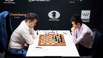 Ian Nepomniachtchi y Ding Liren, a por la corona de un Carlsen ausente