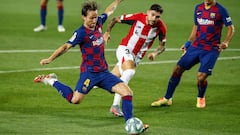 Rakitic rescues Barcelona against resolute Athletic