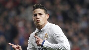 04/01/17 PARTIDO COPA DEL REY OCTAVOS IDA
REAL MADRID - SEVILLA
ALEGRIA GOL 1-0 DE JAMES