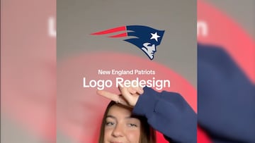 Tiktoker rediseña el logo de los Patriots y se hace viral