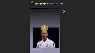 La foto de Cristiano Ronaldo que ha subido a Instagram Georgina Rodríguez.