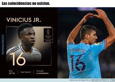 Los mejores memes del Balón de Oro 2025