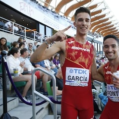 Triplete español en la final de 1.500